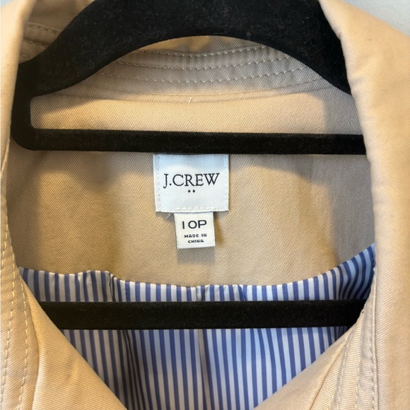 J.Crew trench coat 10P medium - Picture 4 of 14
